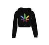 Womens Deck Leaf Crop Hoodie - SK8420