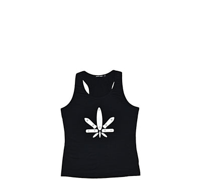 Womens Deck Leaf Racerback Tank - SK8420